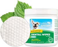 TropiClean Fresh Breath Dental Wipes 50pk x 1