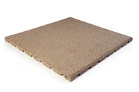Aslon Rubber Tile 50x50cm 25mm Sand