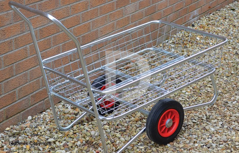 2 WHEEL GALVANISED GARDEN CENTRE TROLLEY Dejex