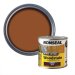 Ronseal Quick Drying Woodstain Teak Tin & Swatch
