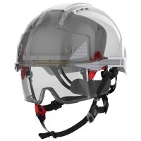 EVO VISTALENS DUALSWITCH VENTED WHT/SMK HELMET-WHEEL RACHET-CR2
