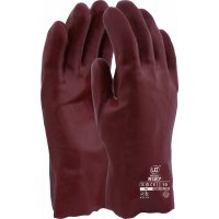 R127 STANDARD RED PVC, 11 INCH GAUNTLET - CUT LEVEL 1