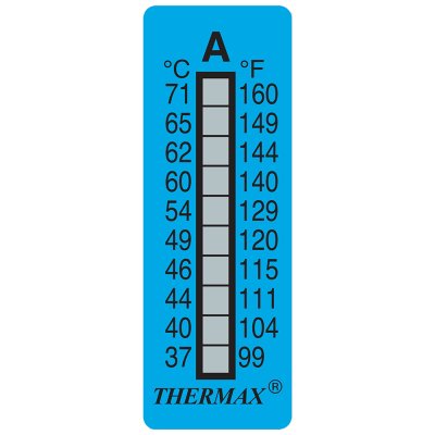 Irreversible Temperature Indicators - 10 Levels