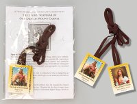 Brown Scapular/Coloured Images/Leaflet   (59060)