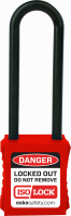 Extra Length Nylon Shackle Padlock