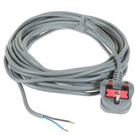 10 M Grey Cable 13A Plug Assembly (2-Core)