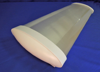 Clear Flatback Supplied c/w 2 X 24W LED Tubes