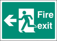 Fire exit left - A4 rp