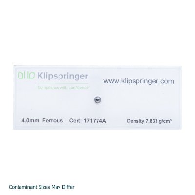 X-Ray Detectable Test Pieces