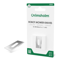 GRIMSHOLM Knives for Stihl iMOW 3, 4, 5, 6, 7, EVO, - Disc-Cut, 9 pcs