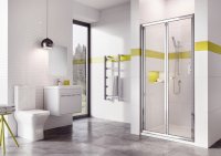 Tucker French 4mm Bifold Door Chrome 800mm