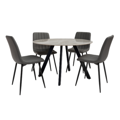 Sally Round Stone Dining Table