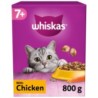 Whiskas 7+ Senior Cat Complete Chicken 800g x 5
