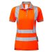 PULSAR&reg; Protect Women's Short Sleeve Polo Shirt Orange - Recycled Content
