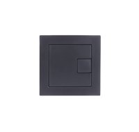 SQUARE FLUSH BUTTON BLACK