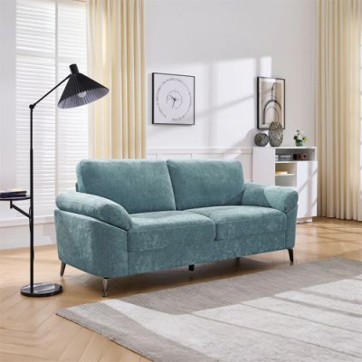 Tokyo 3 Seater Fixed Sofa - Teal 1