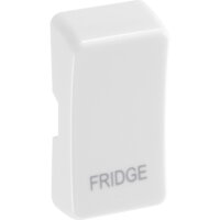 NEXUS WHITE GRID SWITCH ROCKER CAP MARKED  FRIDGE