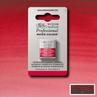 Winsor & Newton - Half Pan Perm Aliz Crimson - Prof Water Colou - Series 3