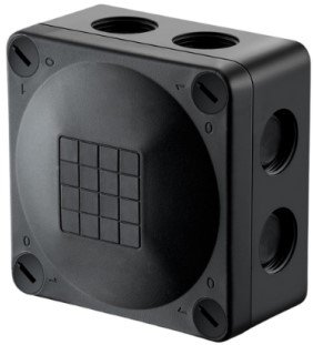 EVOLEC IP66 JUNCTION BOX 85X85X45X BLACK | JB85/B