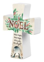 Porcelain Message Cross/Nativity  (89094)