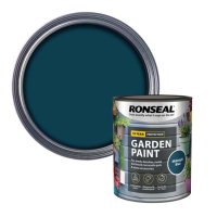 Ronseal Garden Paint Midnight Blue 750ML Tin