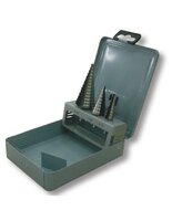 CASE OF 3 DOUBLE CUTTING STEP BITS
