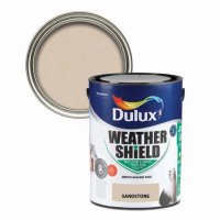 Weathershield Sandstone Colour Swatch & 5L Paint Bucket