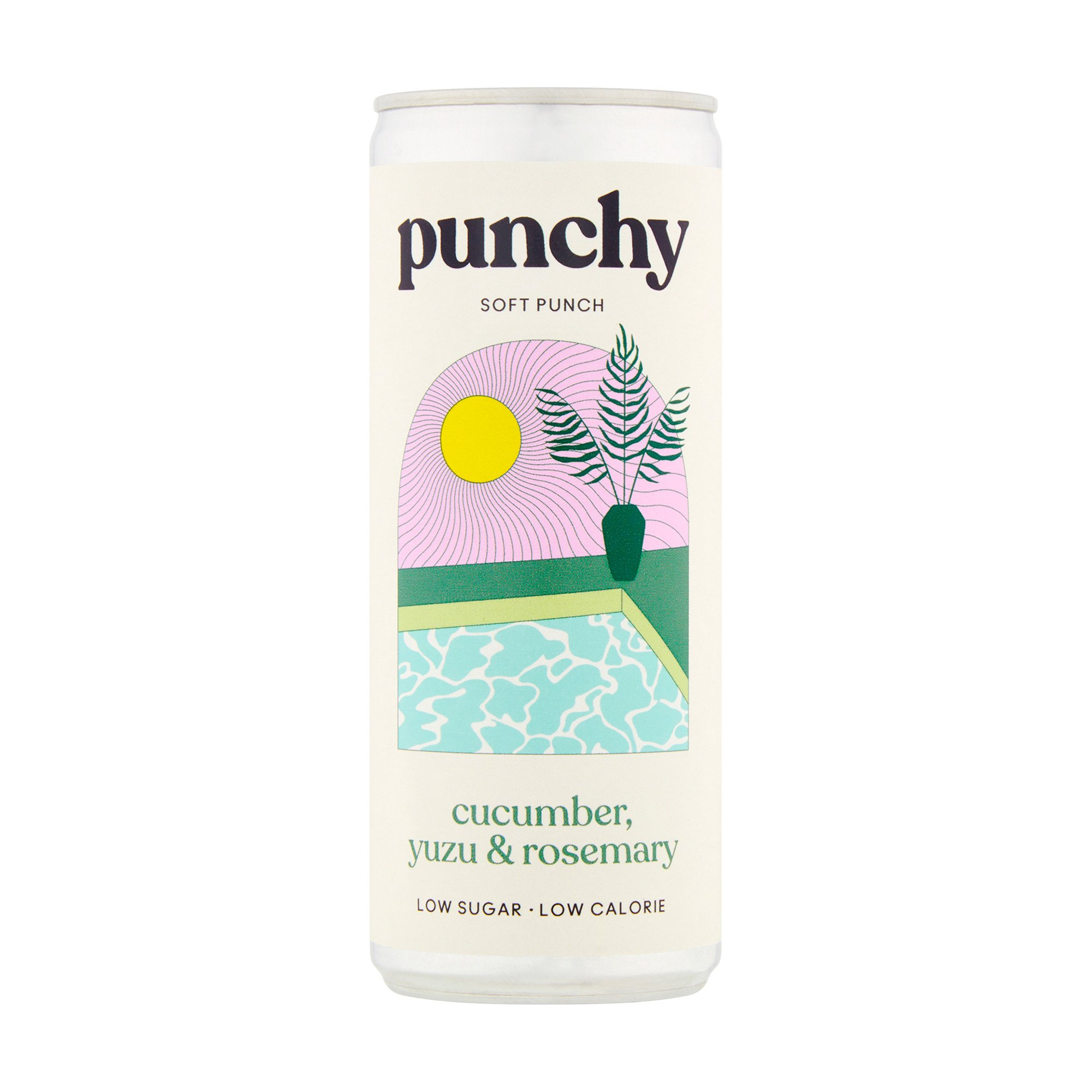 Punchy Drinks Yuzu, Cucumber & Rosemary X 6 X 250ml cnfoods