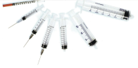 20 ml Plastic Syringe 3 Piece -Pk 100