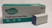 Z-Fold Hand Towels. Blue, 1 Ply