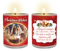 Votive Candle/24 Hour/Nativity 1 Design (87494)