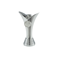 127mm Winged Stem for 25mm Decal (Silver)