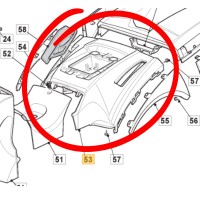 GGP / CASTELGARDEN - Dark Red Wheels Cover
