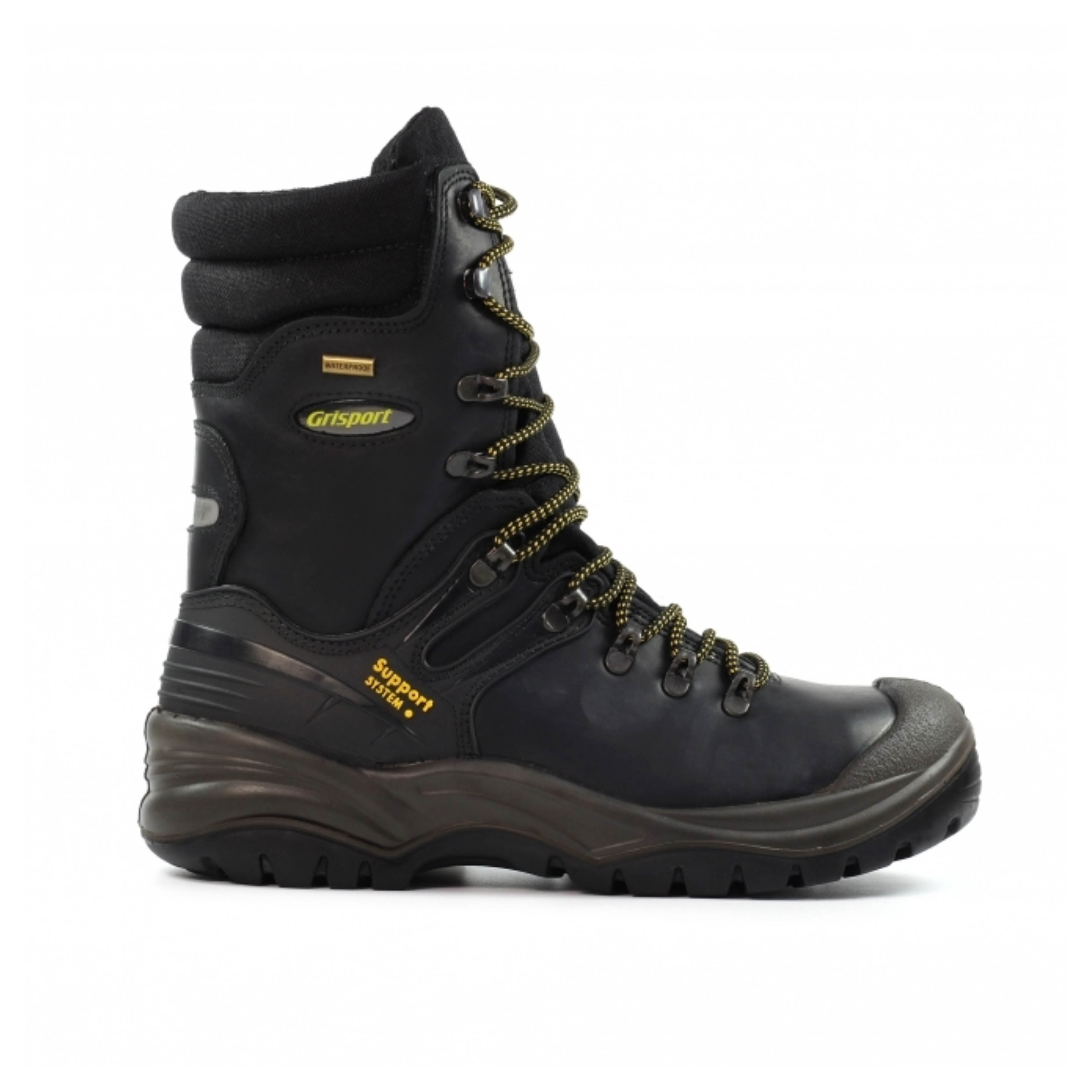 Grisport Dynamite S3 Waterproof High Leg Boot, Black