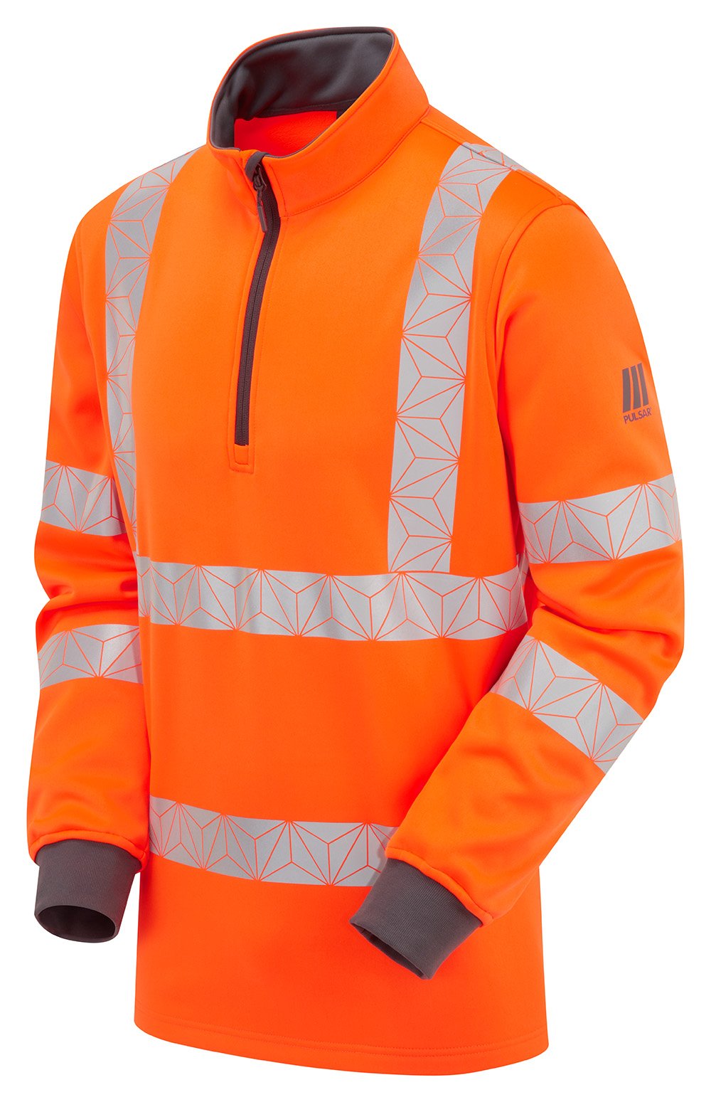 PULSAR&reg; REACT Quarter Zip Orange
