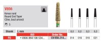 Edenta Diacut Diamond Bur Round End Taper 014