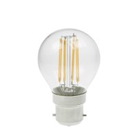 Prolite 4w LED Filament Golf Ball Lamp 2700K Warm White BC (B22) Non Dimmable
