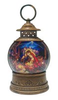 Resin Nativity/LED Waterball/Light With Scene  (89780)