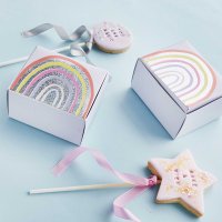 Rainbow Mini Cake Boxes - Pack of 10