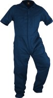 Short Sleeved 100% Cotton Zip Coverall