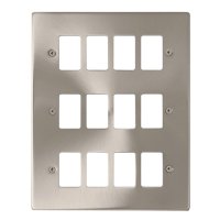 VPSC20512 GridPro 12G Plate Deco Satin Chrome