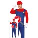 "ADULT TRAIN DRIVER+FARMER , SIZE M 48-50"