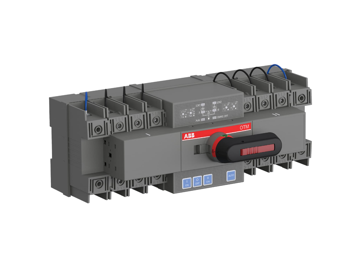 ABB 125 Amp AUTOMATIC TRANSFER SWITCH OTM125F4CB21D400C