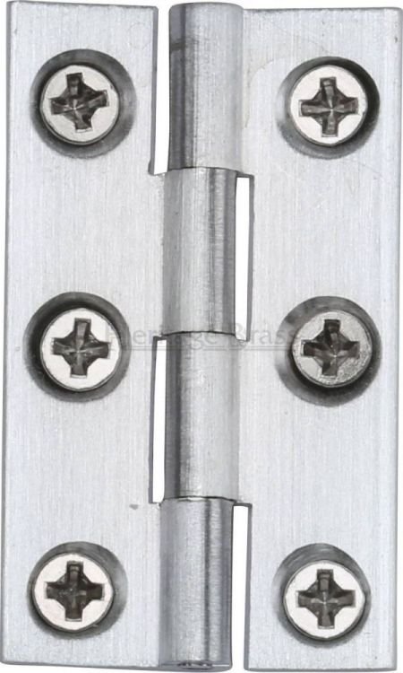 HG99-110-SC - Heritage Brass Cabinet Hinge Brass 1 1/2 Satin Chrome Finish