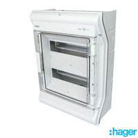 Hager VE212R 24Mod IP55 Insulated Enclosure