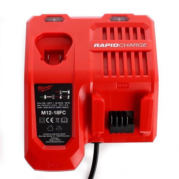 Milwaukee M12-18FC Multi Rapid Fast Charger 220V