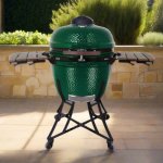Henley Kamado 24" Charcoal Grill BBQ - Emerald Green 2