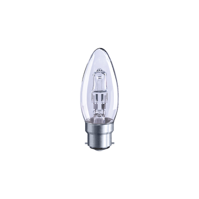 Solus (60W = 46W) BC Clear Candle Halogen E/Saver