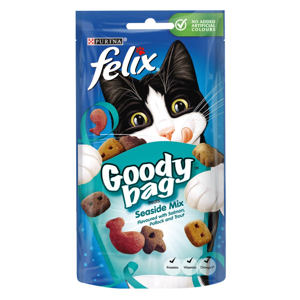 Felix Cat Goody Bag Seaside Mix Treats 8x60gm