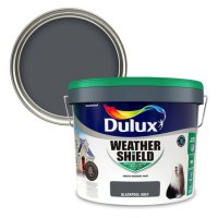 Weathershield Blackpool Grey Colour Swatch & 10L Paint Bucket